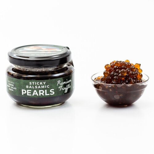 Sticky Balsamic Premium Truffle Pearls 110g available at The Prickly Pineapple