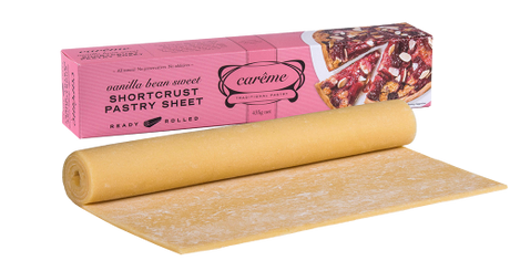 Carême Vanilla Bean Shortcrust Pastry 435g available at The Prickly Pineapple
