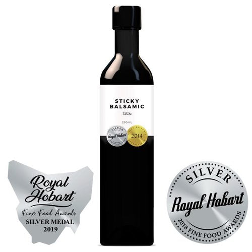 Sticky Balsamic Bottle Varieties 250ml white available at The Prickly Pineapple