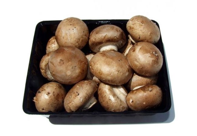 Organic Brown Cup Mushrooms punnet 180g