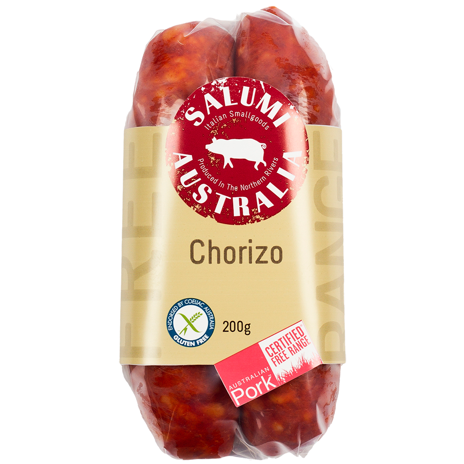 Salumi Australia Chorizo 200g available at The Prickly Pineapple