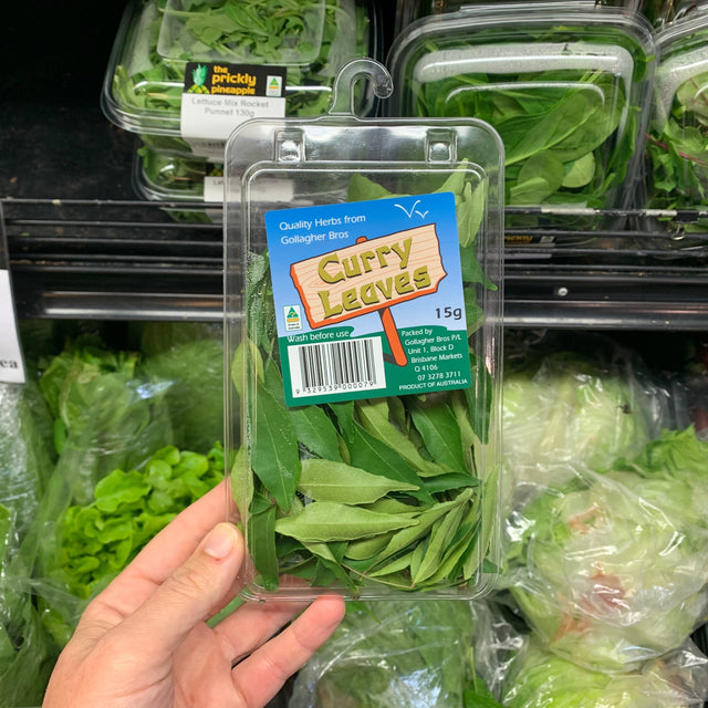 Curry Leaves Punnet 15g available at The Prickly Pineapple
