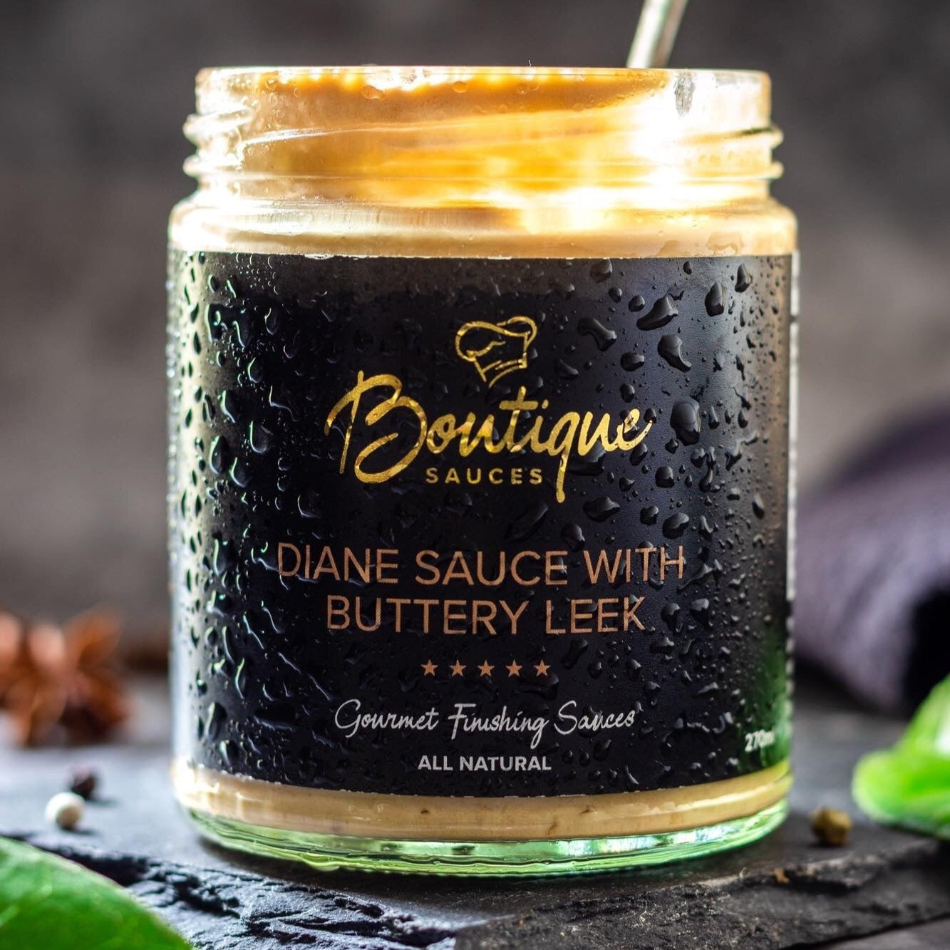 Boutique Sauces Diane Sauce 270ml bottle
