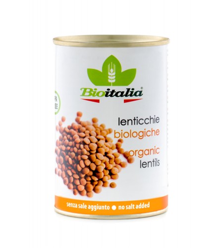 Bioitalia Organic Boiled Lentils 400g