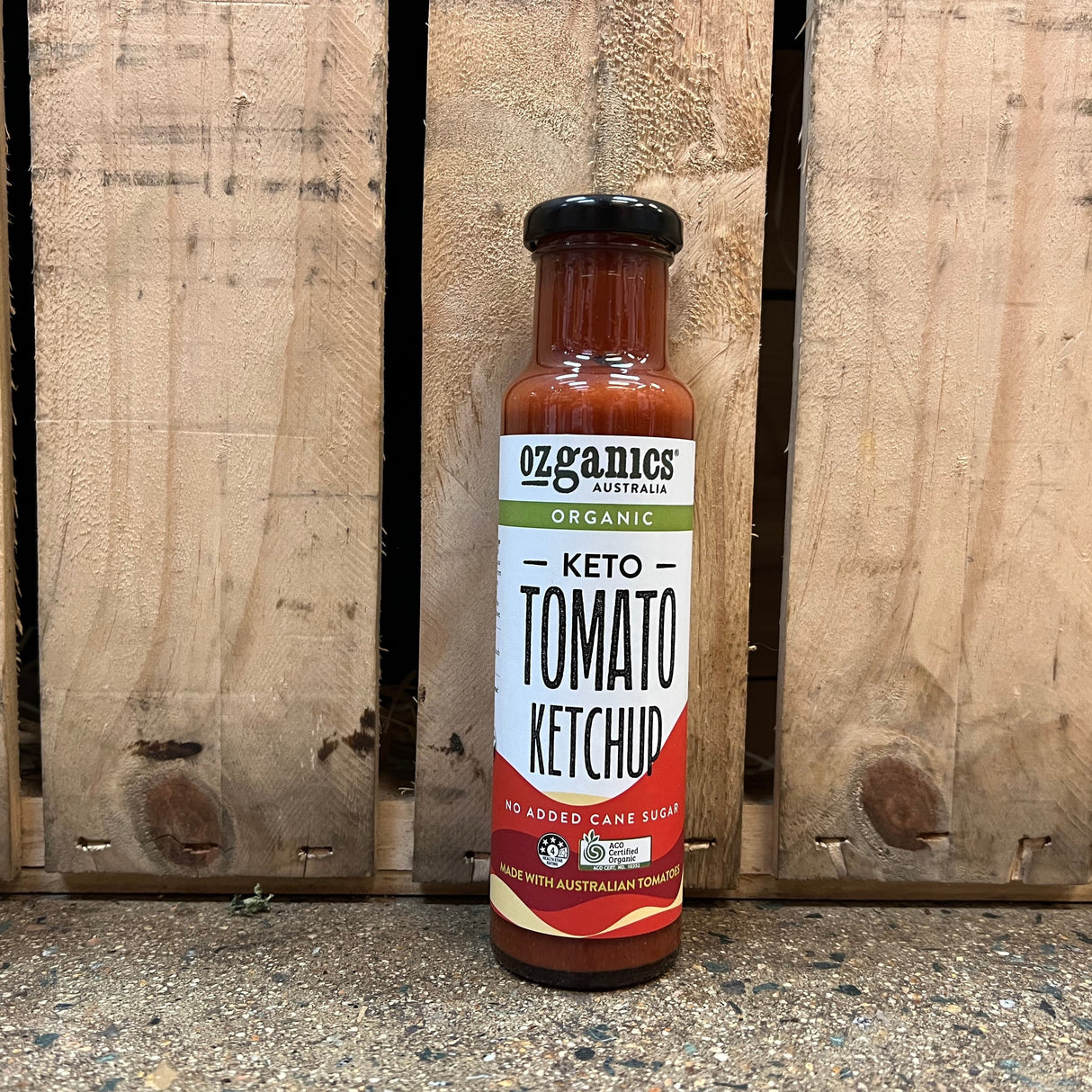 Ozganics Keto Tomato Ketchup 350ml available at The Prickly Pineapple