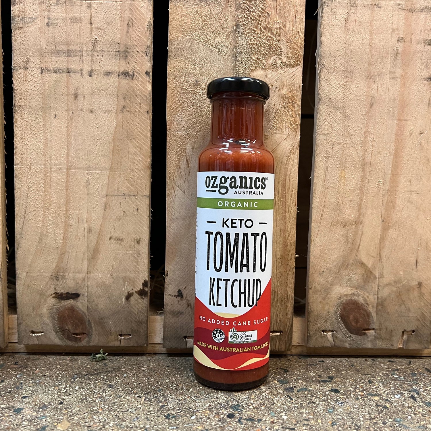 Ozganics Keto Tomato Ketchup 350ml available at The Prickly Pineapple