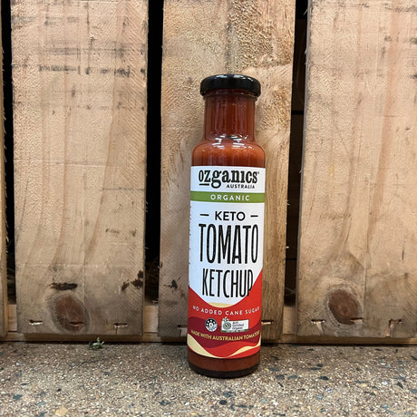Ozganics Keto Tomato Ketchup 350ml available at The Prickly Pineapple