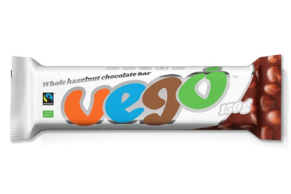 Vego Whole Hazelnut Chocolate Bar 150g available at The Prickly Pineapple