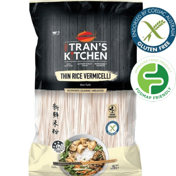 Mrs Trans Kitchen Thin Rice Vermicelli (GF) 300g available at The Prickly Pineapple
