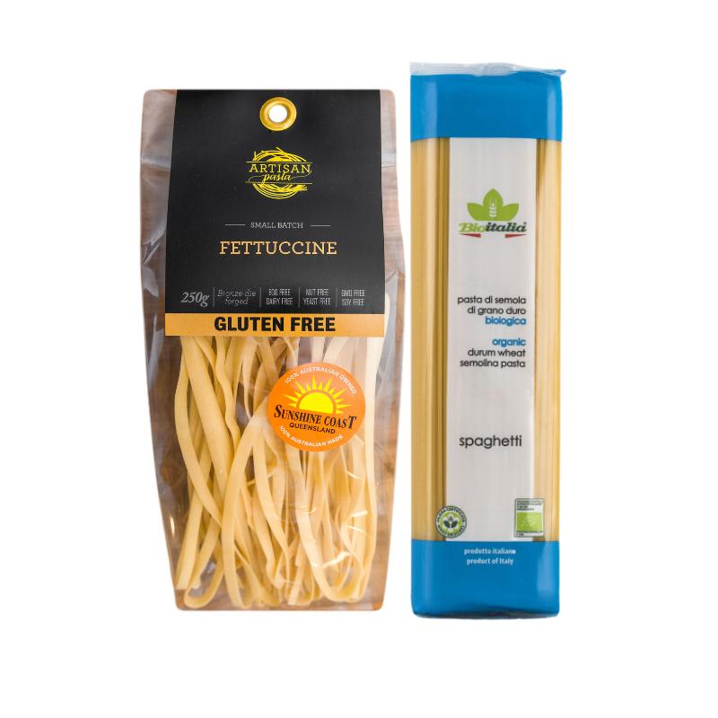 Gluten Free, Organic and normal Pasta available at The Prickly Pineapple Whitsunday