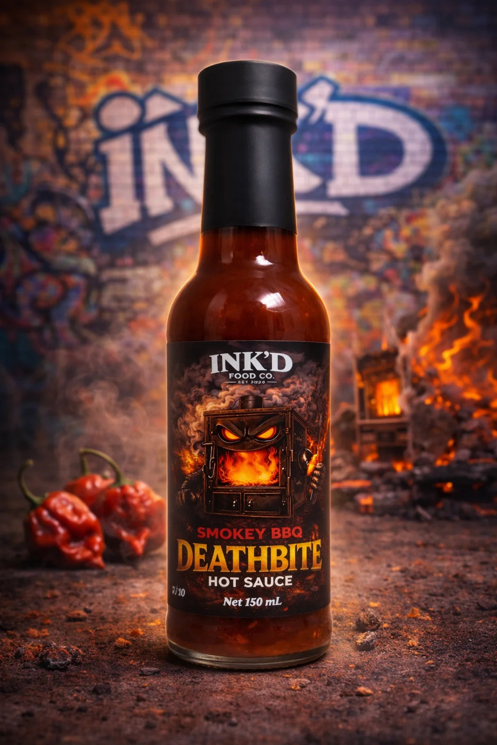 Ink’d Food Co Smokey BBQ Hot Sauce 150ml