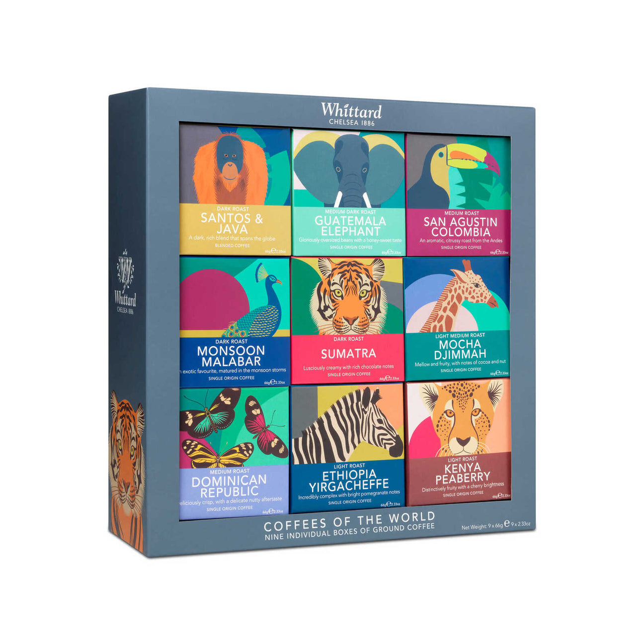 Whittard NW Coffees of the World Gift Set 594g available at The Prickly Pineapple