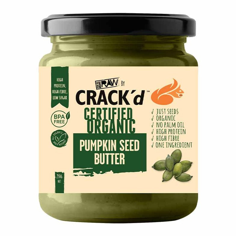 Every Bit Organic Crack'd Pumpkin Seed Butter 250g availalbe at The Prickly Pineapple
