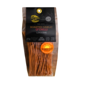 Artisan Pasta Roast Garlic & Chilli Linguine 375g available at The Prickly Pineapple