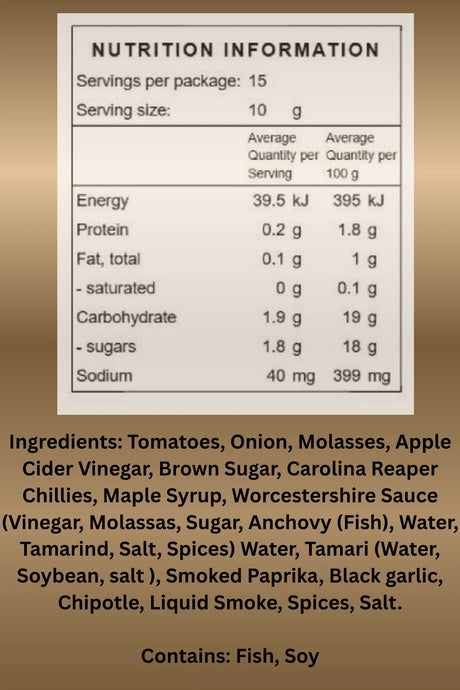 Ink’d Food Co Smokey BBQ Hot Sauce 150ml