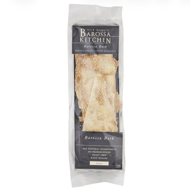 BB Barossa Kitchen Barossa Bark - Sesame 100g available at The Prickly Pineapple