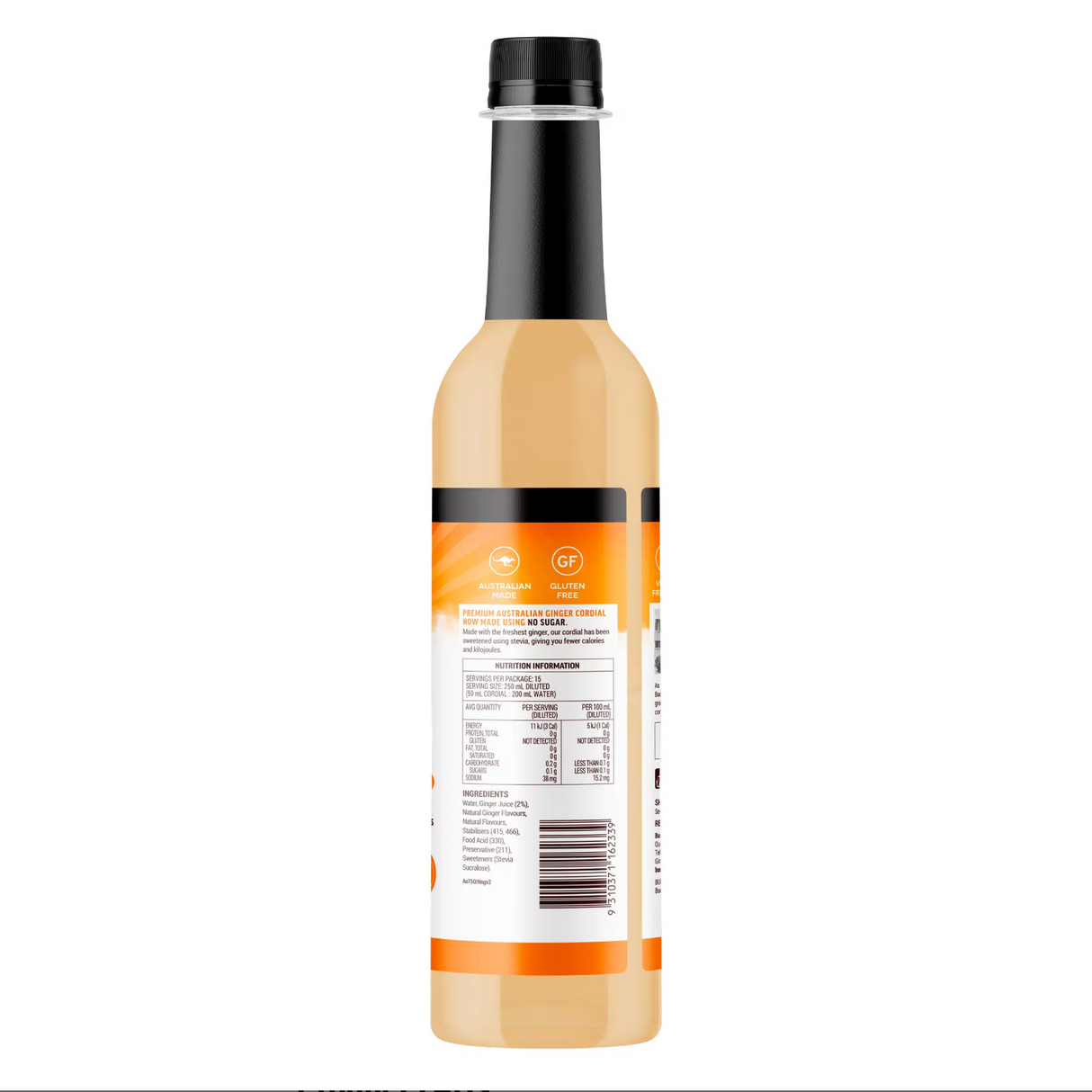 Buderim Ginger Ginger Refresher Cordial 750ml available at The Prickly Pineapple