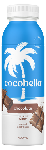 Cocobella Coconut Water Chocolate 400ml available at The Prickly Pineapple