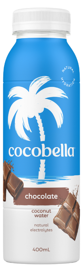 Cocobella Coconut Water Chocolate 400ml available at The Prickly Pineapple