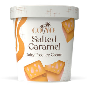 Coyo Organic Dairy Free Icecream Salted Caramel 500ml available at The Prickly Pineapple