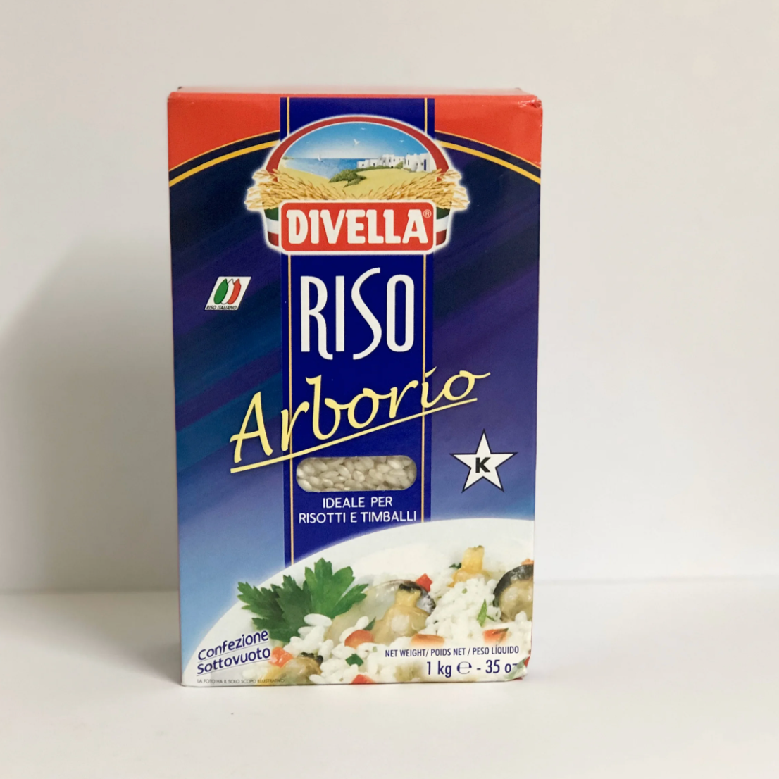 Divella Arborio Rice 1Kg available at The Prickly Pineapple