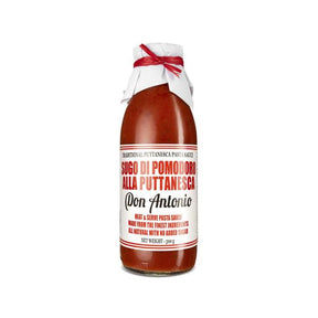 Don Antonia Pasta Sauce Puttanesca 500g available at The Prickly Pineapple