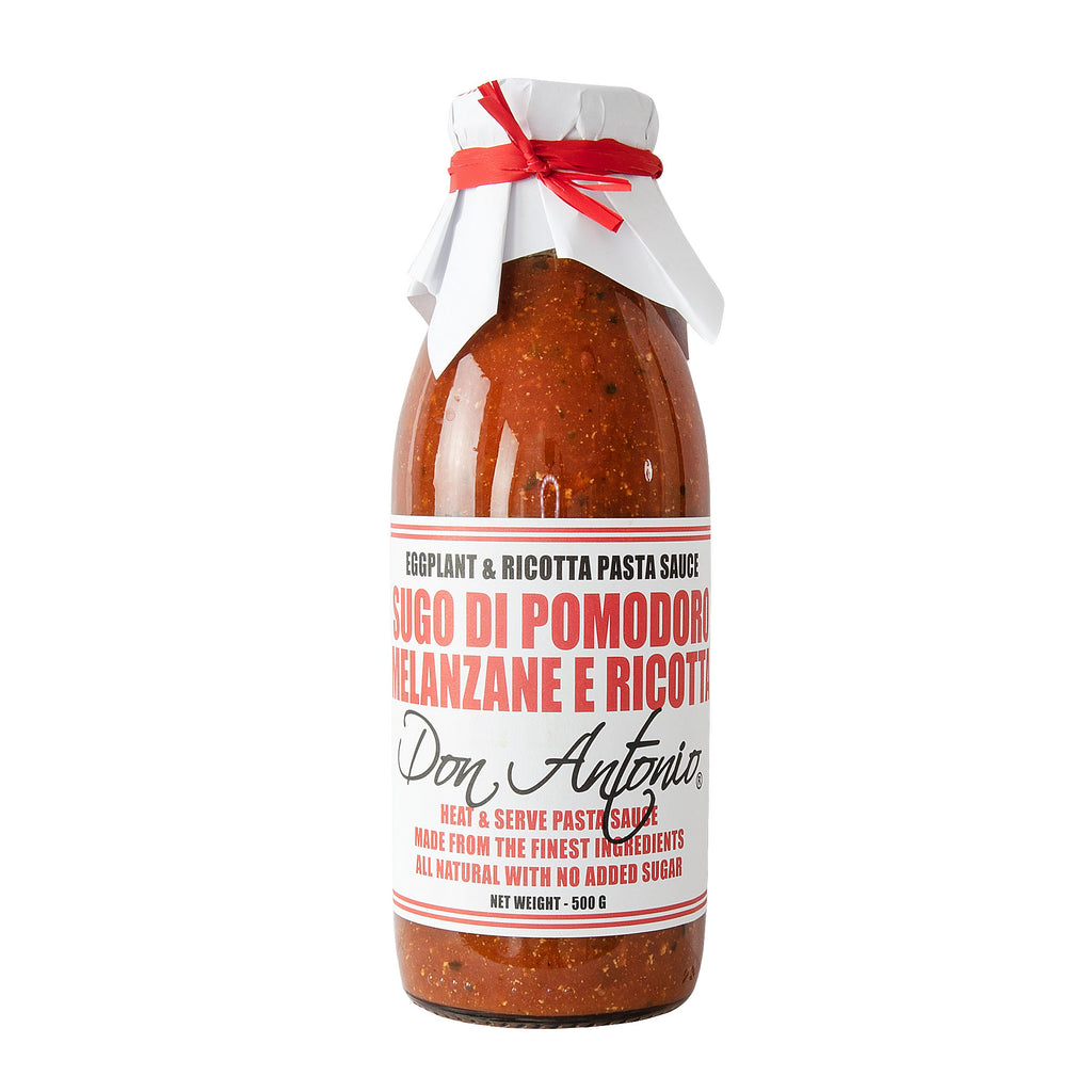 Don Antonio Pasta Sauce Eggplant & Ricotta 500g available at The Prickly Pineapple