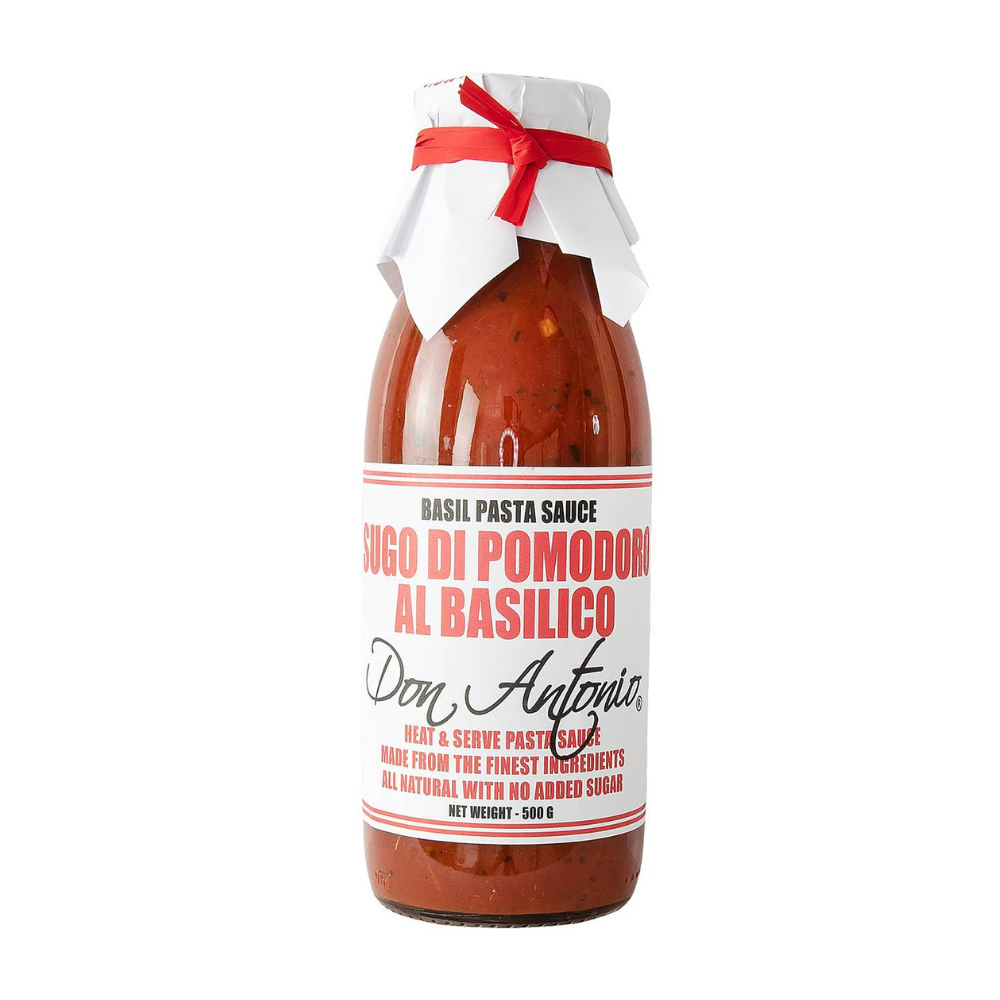 Don Antonio Pasta Sauce Tomato & Basil 500g available at The Prickly Pineapple