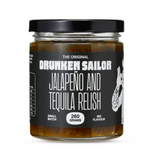 Drunken Sailor Jalapeno & Tequila Relish 260g available at The Prickly Pineapple