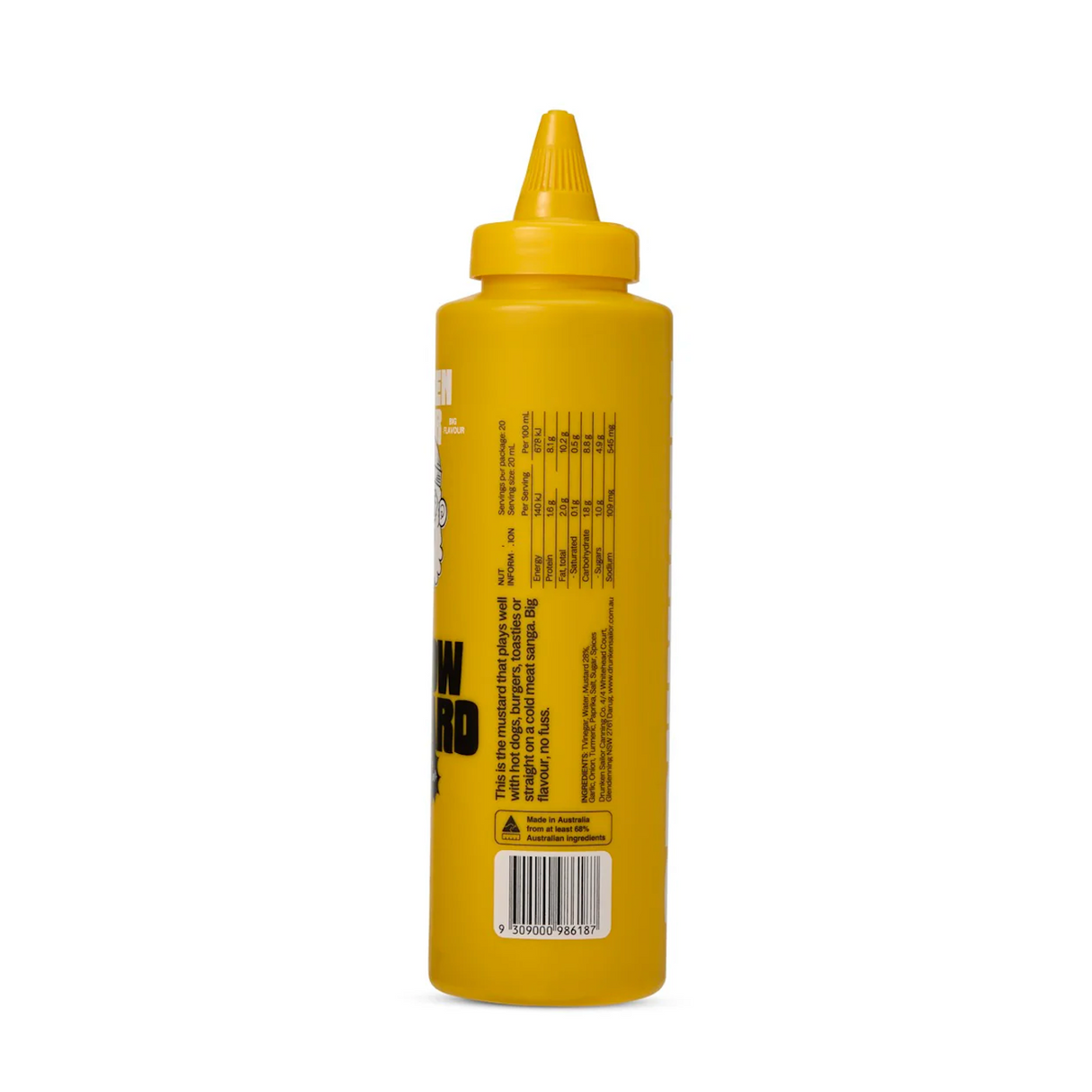 Drunken Sailor Yellow Mustard 400ml available at The Prickly Pineapple