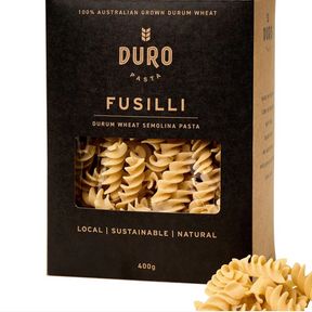 Duro Fusilli Pasta 400g available at The Prickly Pineapple