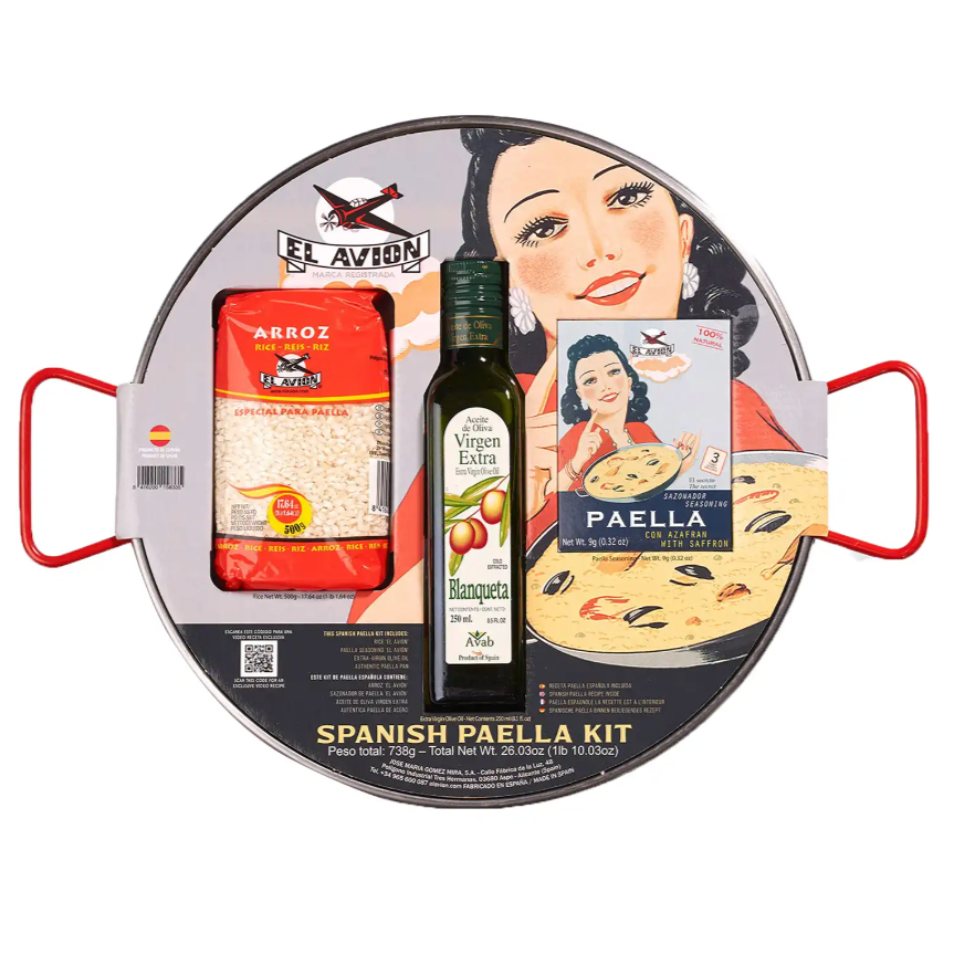 El Avion Paella Kit (4 Serves) 527g available at The Prickly Pineapple