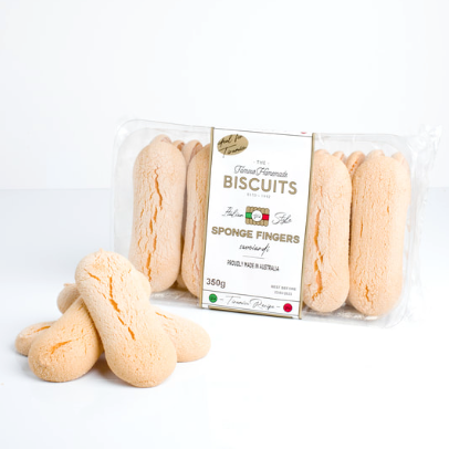 Famous Biscuits Sponge Fingers 350g available at The Prickly Pineapple