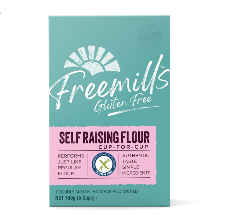 Freemills Gluten Free Self Raising Flour 750g available at The Prickly Pineapple