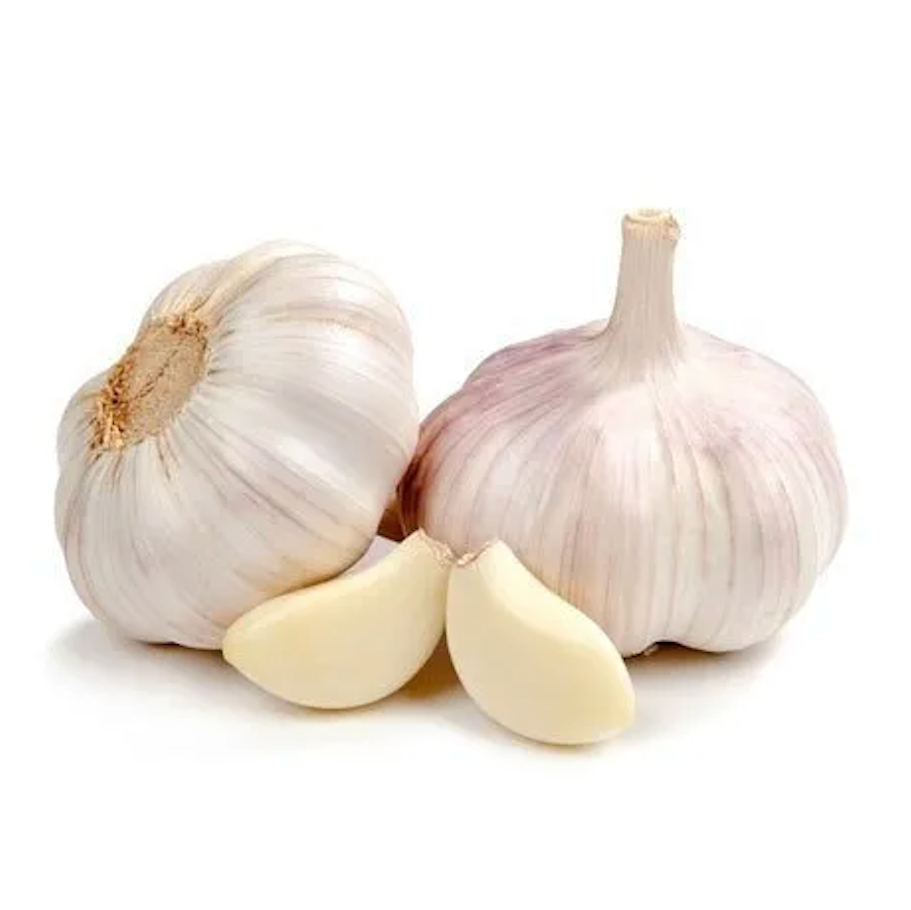 Garlic bulb per kg available at The Prickly Pineapple