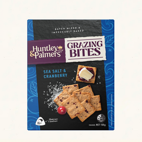 H&P Baked Grazing Bites Sea Salt & Cranberry 150g available at The Prickly Pineapple