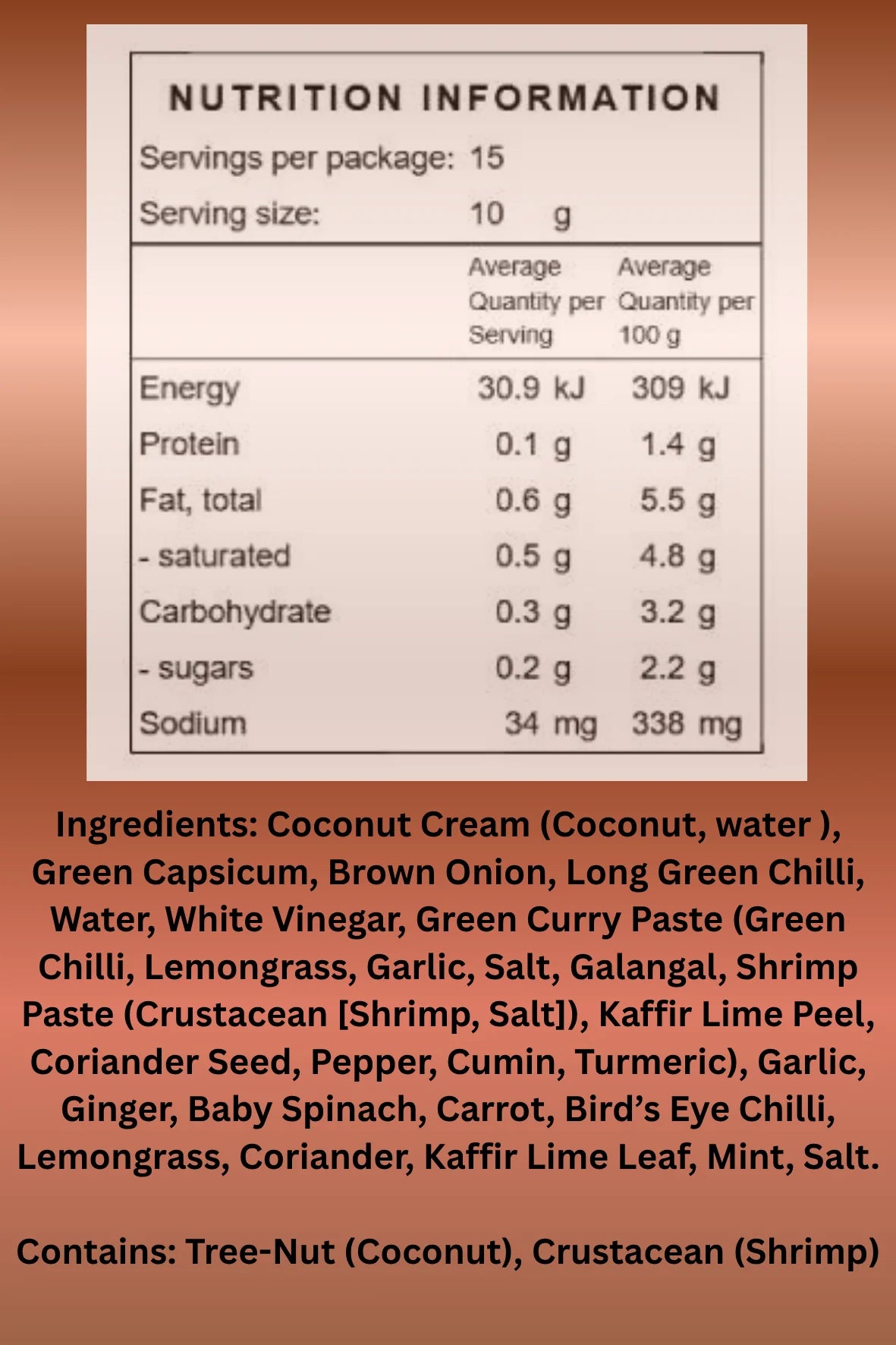 Ink’d Food Co Thai Curry Sauce 150ml