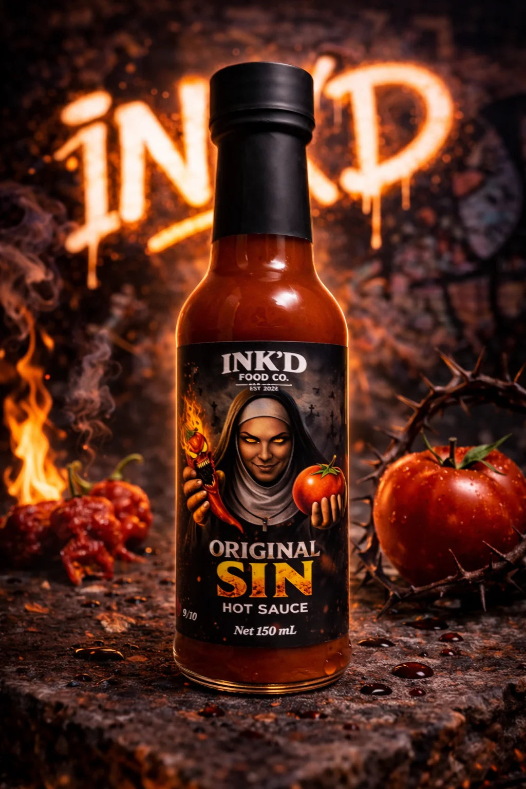 Ink’d Food Co Original Sin Sauce 150ml