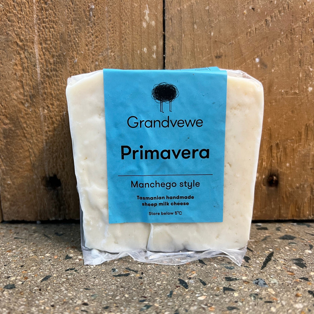 Grandvewe Sheep Milk Cheese Primavera 150g available at The Prickly Pineapple