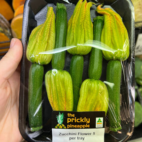 Zucchini Baby Green Flower Tray (5) available at The Prickly Pineapple