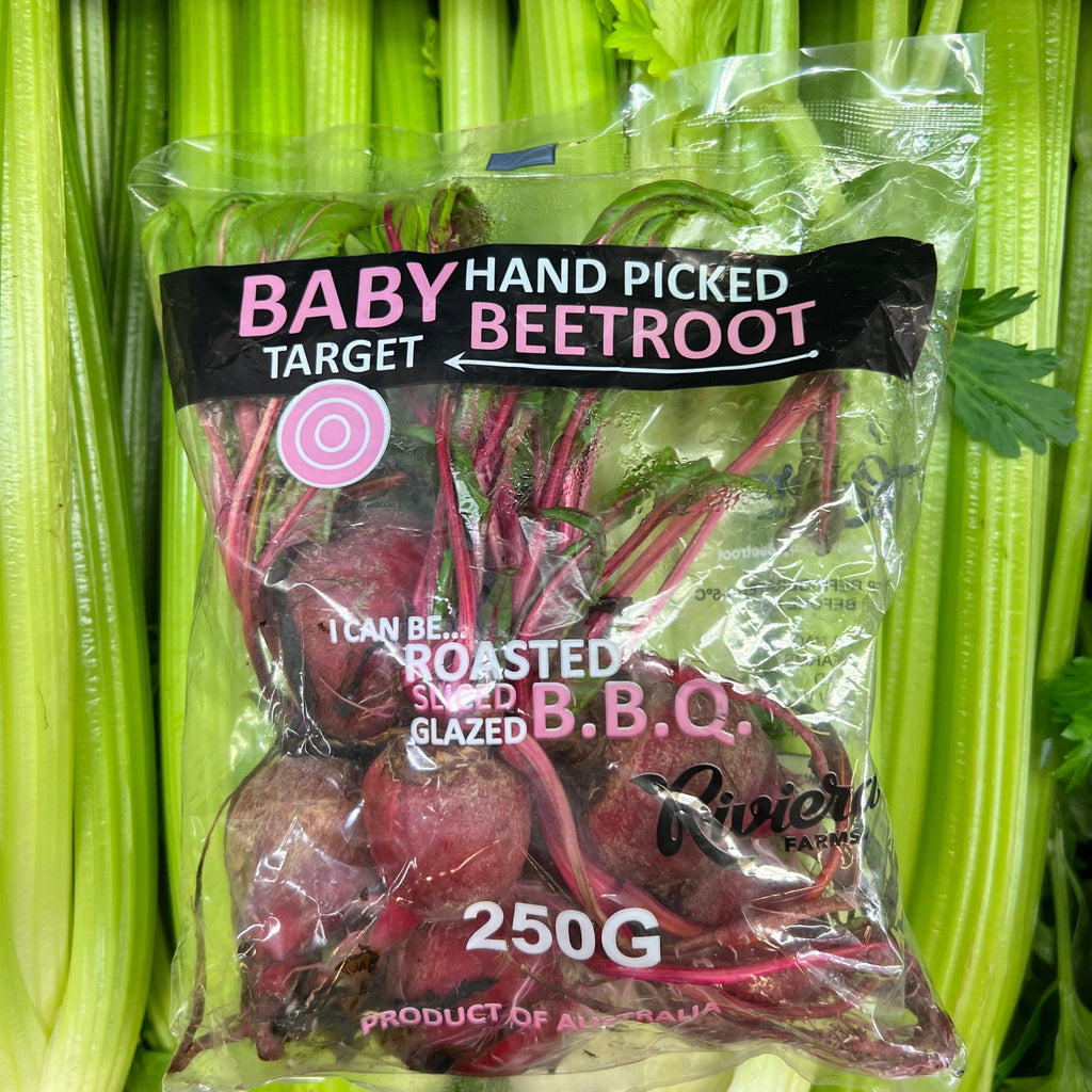 Beetroot Baby Target 250g available at The Prickly Pineapple