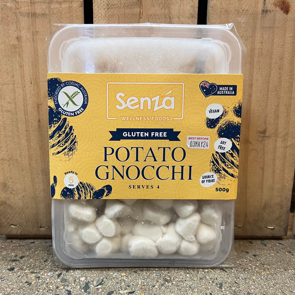 Senza Wellness Foods Potato Gnocchi GF 500g available at The Prickly Pineapple