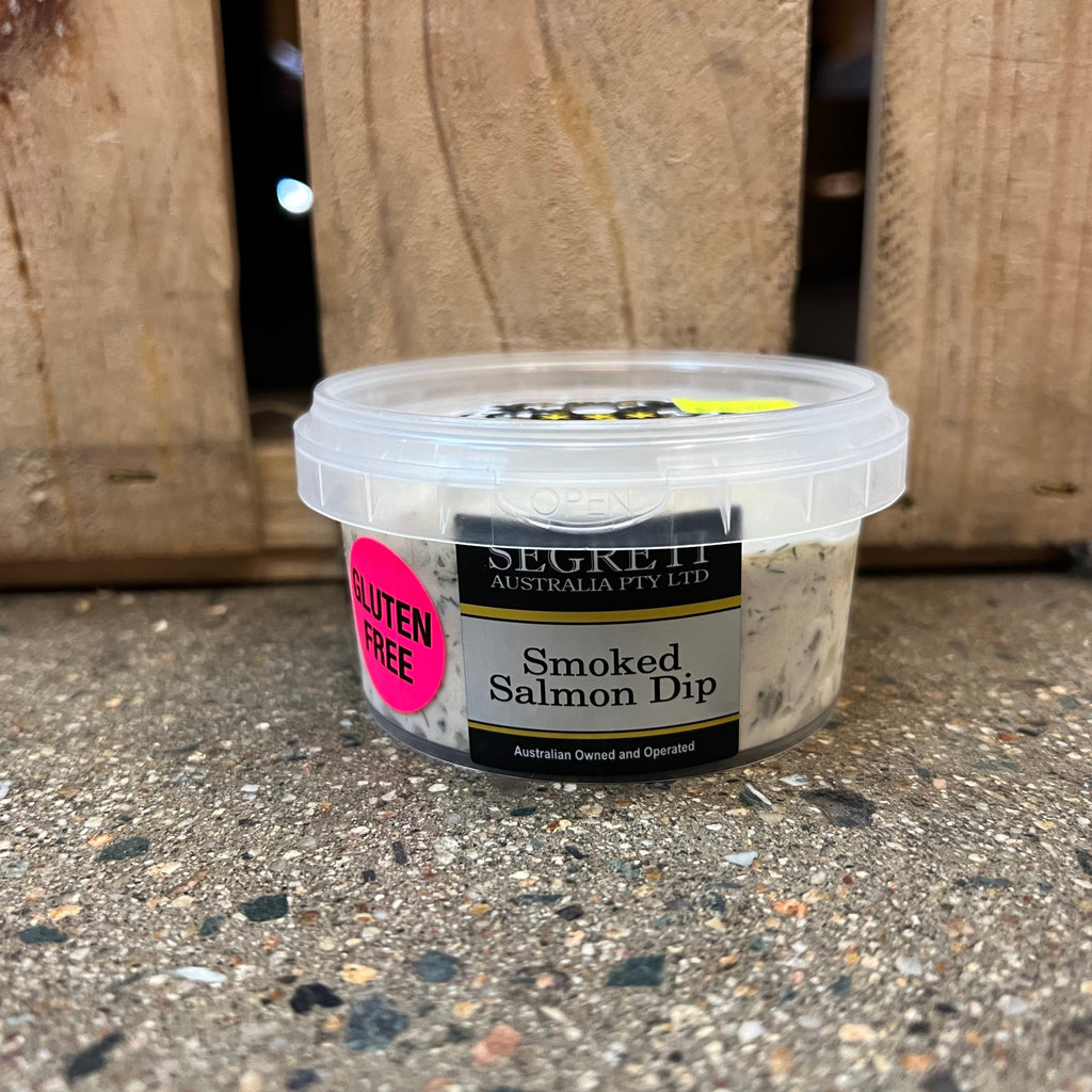 Segreti Smoked Salmon Dip 180g available at The Prickly Pineapple