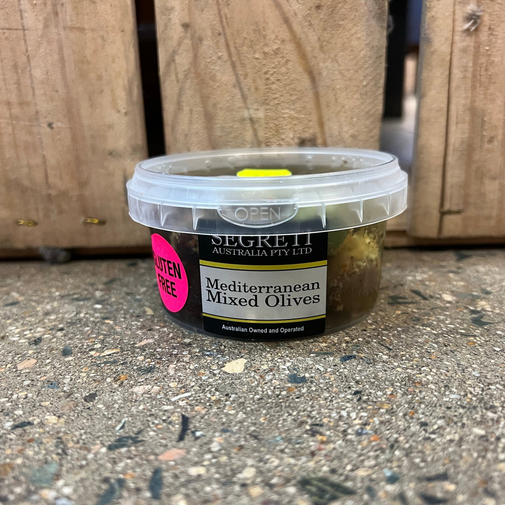 Segreti Mediterranean Mixed Olives 200g available at The Prickly Pineapple