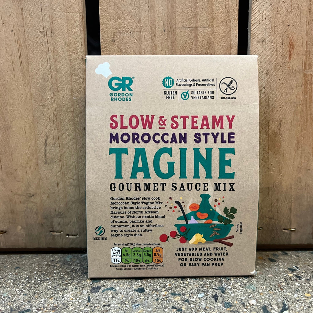 Gordon Rhodes - Slow & Steamy Moroccan Style Tagine Gourmet Sauce Mix available at The Prickly Pineapple