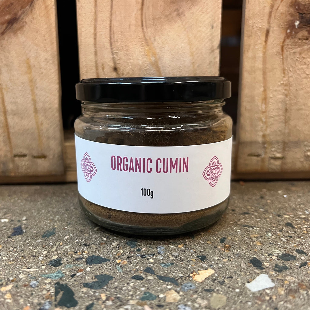The Chai Stand Organic Cumin 100g available at The Prickly Pineapple