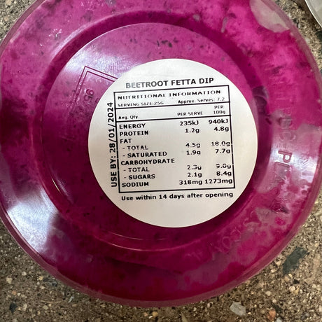The Prickly Pineapple Beetroot & Feta Dip 180g