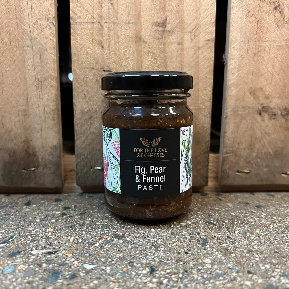 For the Love of Cheeses Fig, Pear & Fennel Paste 165g available at The Prickly Pineapple