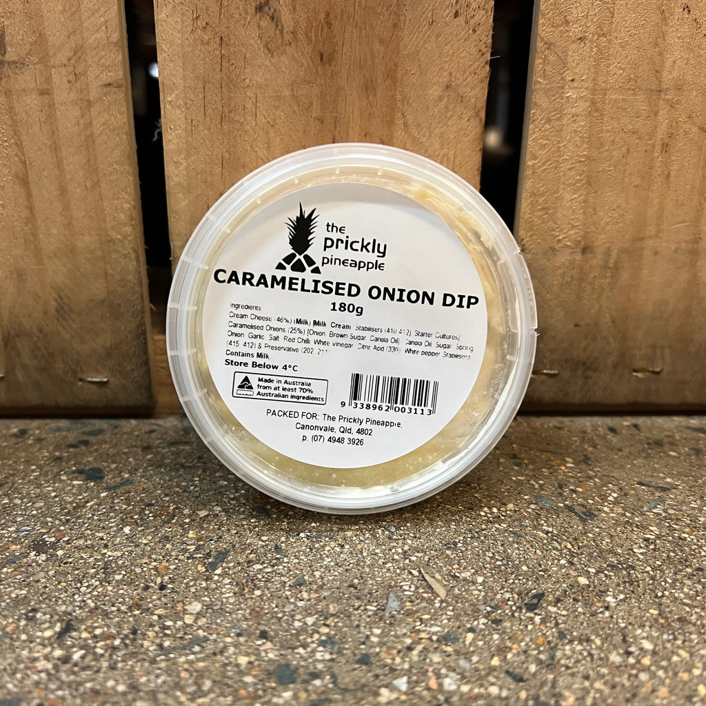 TPP Caramelised Onion Dip 180g available at The Prickly Pineappe