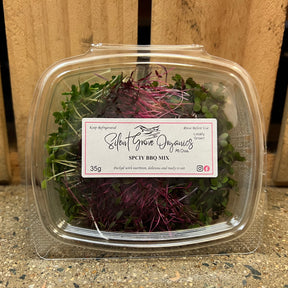 Silent Grove Organics Micro Greens Spicy BBQ Mix 35g available at The Prickly Pineapple